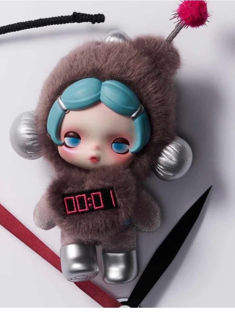 POP MART SKULLPANDA Off Mode Series Plush Doll Pendant confirmed box Slow Down